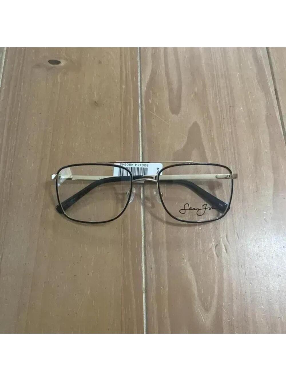 Sean John SJO 5107 770 Black Gold Eyeglass Frames 57 20 145 (A-26)